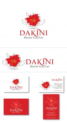 Logo-Design für Körpertherapie, Massage, Tantra, Life Coaching -  Berührung von Körper Seele und Geist