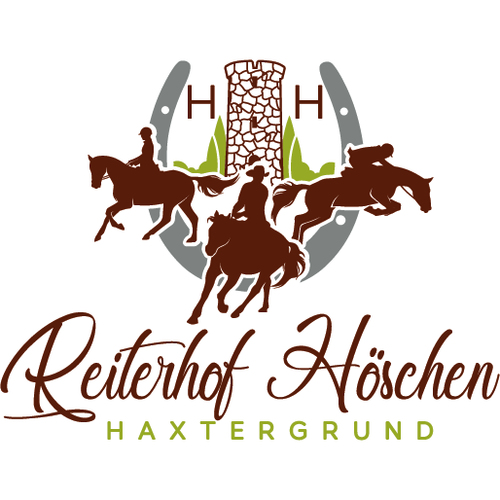 Logo-Design für Reiterhof - Pferdepension