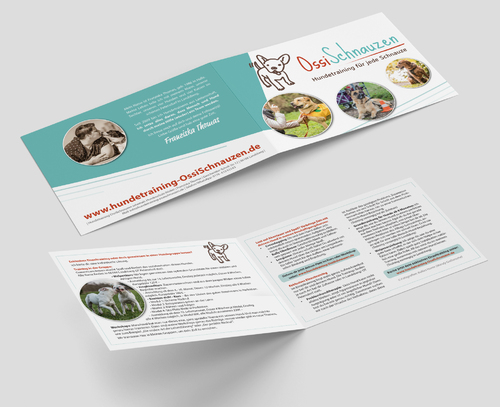 Flyer-Design für Hundeschule