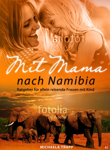 Buch-/E-Book-Cover für alleinreisende Frauen mit Kind