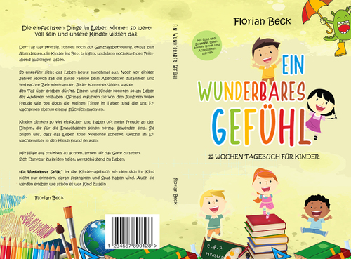  Buch-/E-Book-Cover für ein Kindertagebuch