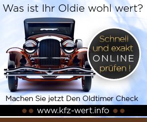 Bannererstellung für kfz-wert.info Thema Oldtimer