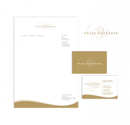 Corporate Design für Petra Hofbauer