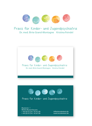  Logo & Visitenkarte für Praxis für Kinder- und Jugendpsychiatrie