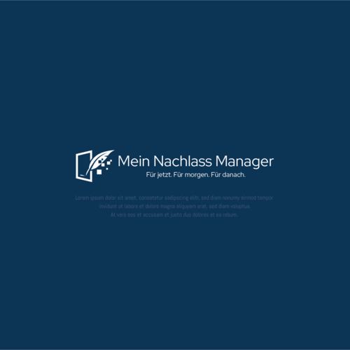  Logo-Design für Nachlass Manager