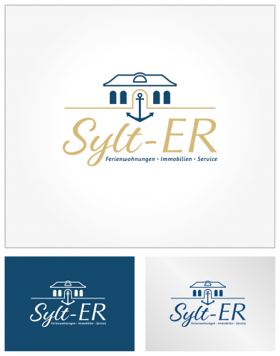 Ferienhäuser und Ferienwohnungen auf Sylt  suchen Logo-Design