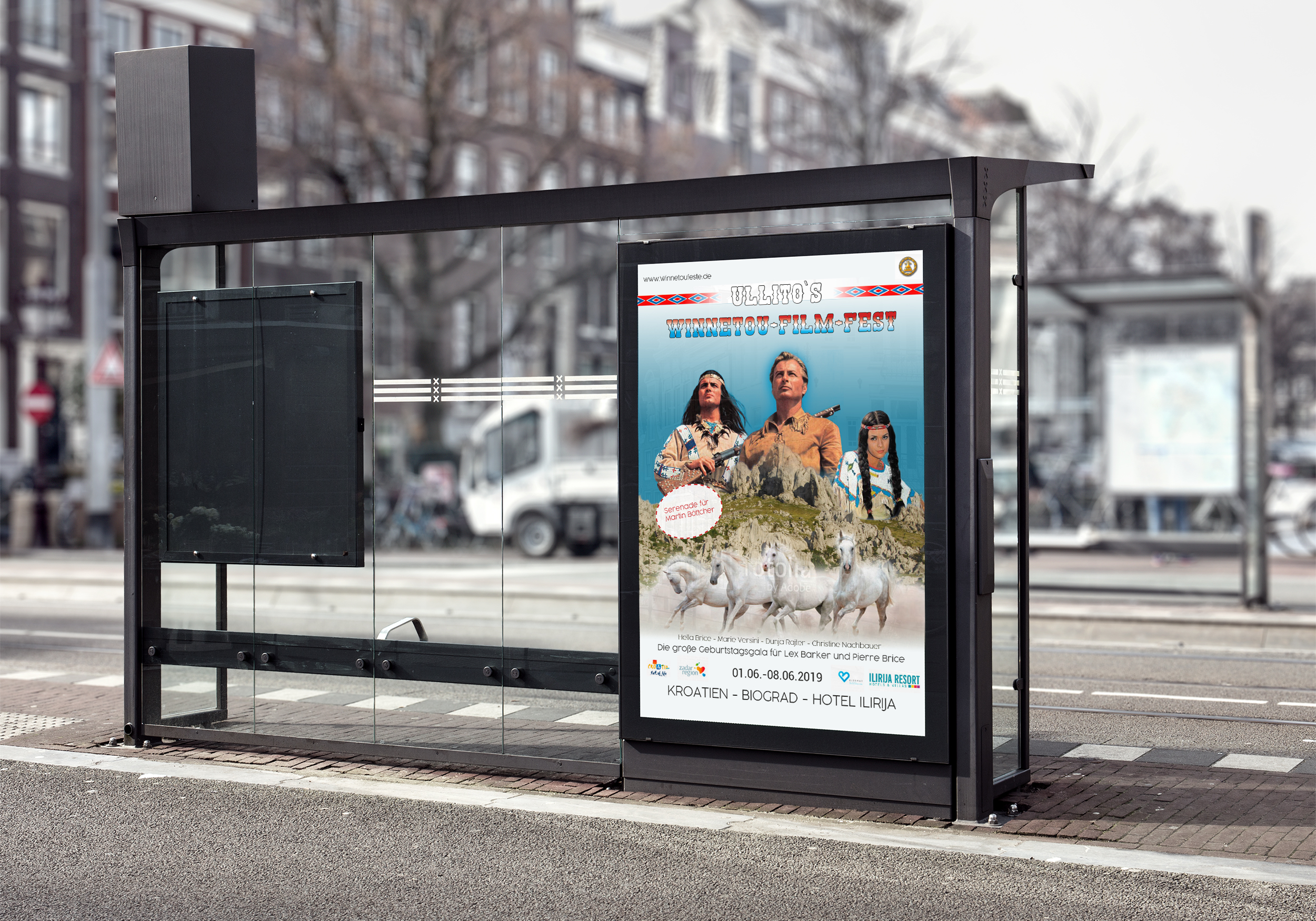 Plakat-Design für Winnetou Fest