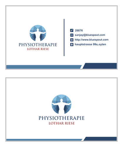  Logo & Visitenkarte für Physiotherapie