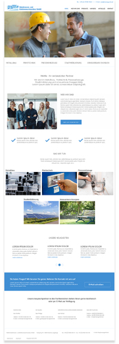  Webdesign für eine Metallfirma