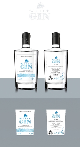  Etiketten-Design von GIN