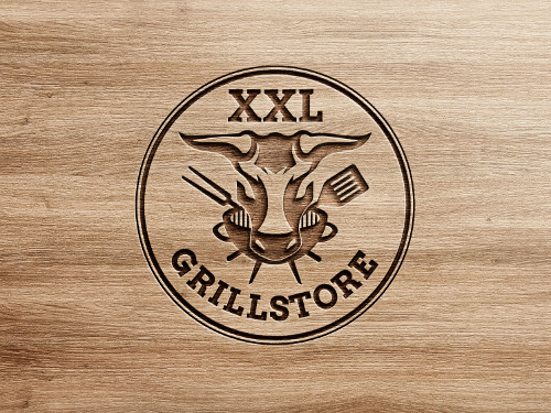 Logo-Design für den Verkauf von Produkten rund um das Thema Grillen