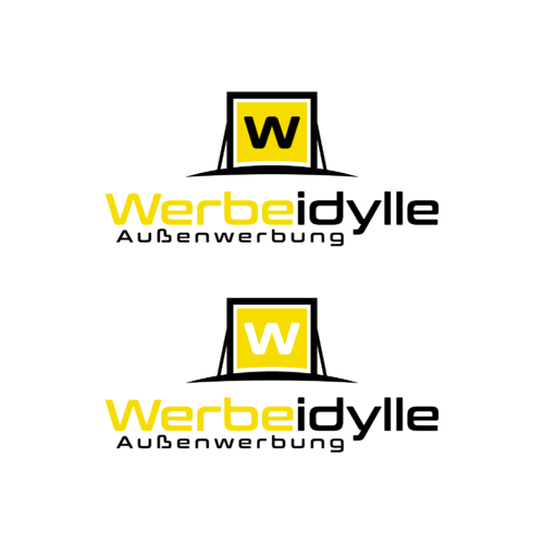  Logo-Design für Großraumwerbeständer