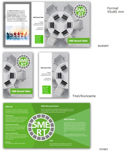 Flyer-Design virtueller Round Table