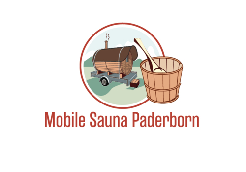 Logo-Design für Verleih einer mobilen Fass-Sauna