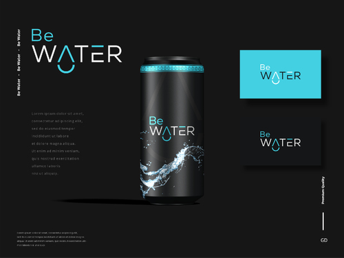  Logo & Social Media Paket für Anbieter von Wasser in Dosen