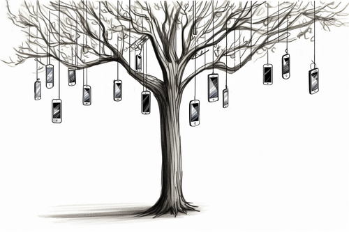  Illustration für juristische Dissertation zum Thema Plattformarbeit