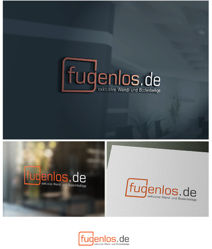 Logo-Design für Verlegen von fugenlosen Belägen an Wanden und Böden