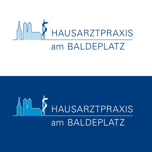 Logo-Design für moderne Hausarztpraxis