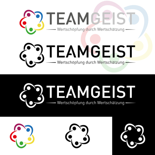 Hochwertiges Logo-Design für Team-Building