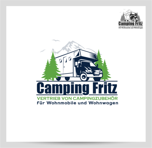  Logo-Design für Camping Fritz