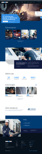  Webdesign für GROSS METALLTECHNIK