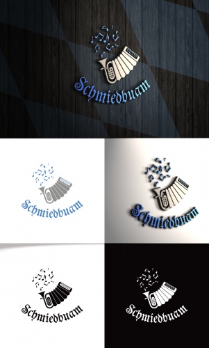 Lustige Musiker suchen Logo-Design mit bayrischer Tradition