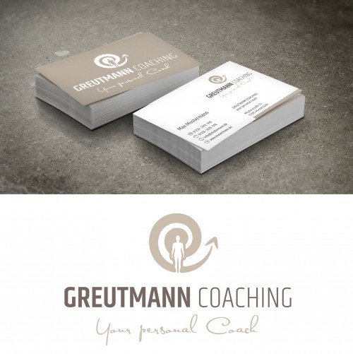 Logo, Visitenkarte und Briefpapier für Coachingfirma