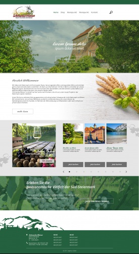 Webdesign für Kleingruppenreisen in die Südsteiermark