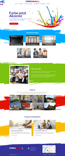  Webdesign für Schell Maler