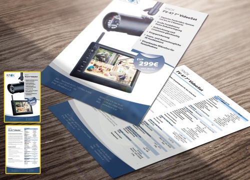 Katalog - Broschüre - Flyer - für unsere Sicherheitsprodukte (Beispiele vorhanden)