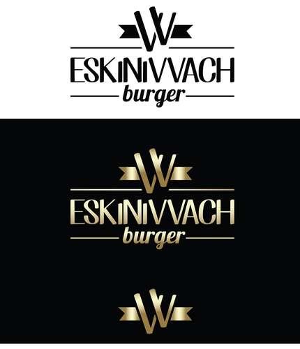 Logo Vereinfachung zu Icon für Burgerrestaurant