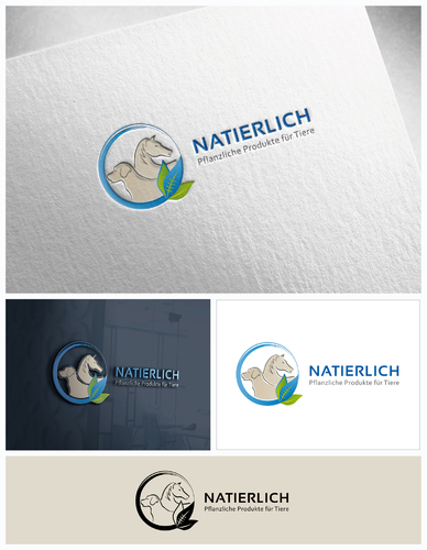 Hochwertiges Logo-Design für pflanzliche Heilmittel für Tiere