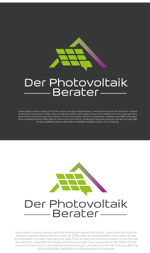  Logo-Design für Beratung und Verkauf von Photovoltaik-Anlagen