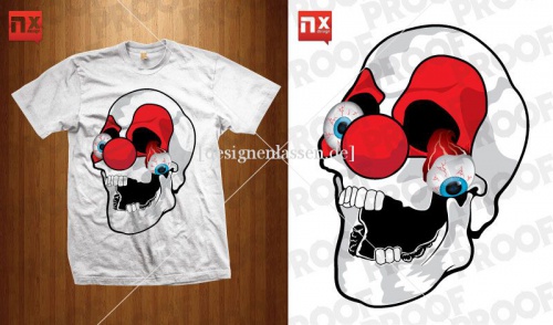 Grinsender Totenkopf / funny skull