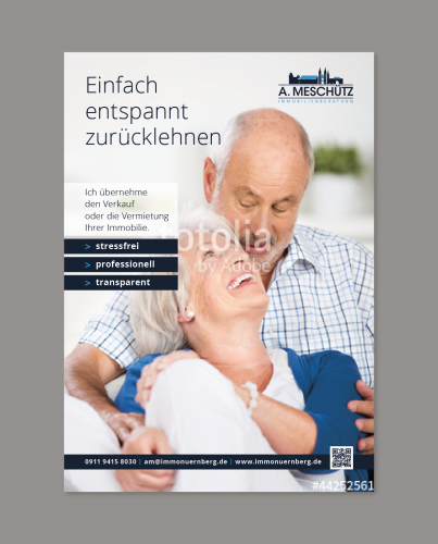 Plakat-Design für Immobilienmakler