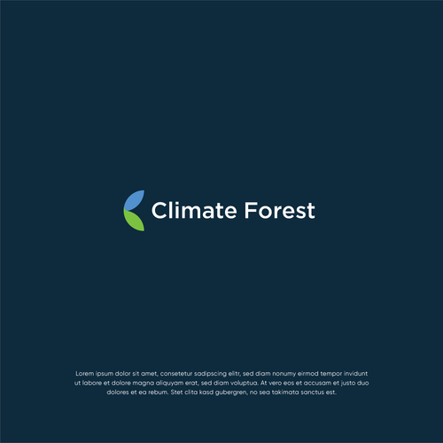  Logo-Design für Klimaschutzwaelder