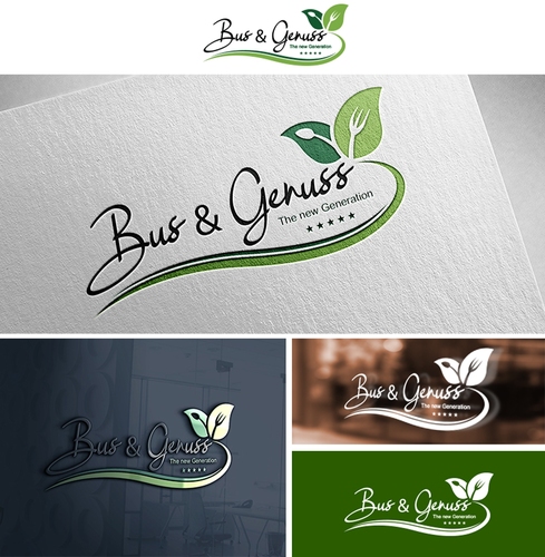 Logo-Design für Betreiber eines Bistros in einem 5-Sterne-Omnibus