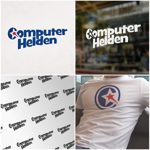 Logo-Design für Computerhelden